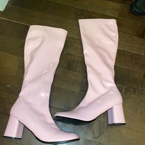 Pink Gogo Boots